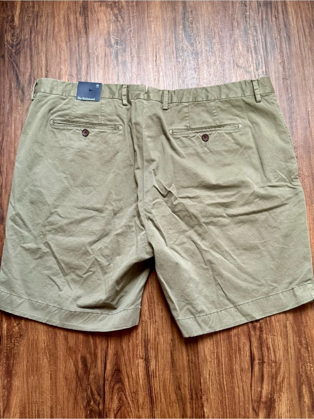 Ledbury Richmond Men's Olive Green Chino Shorts, Size 40